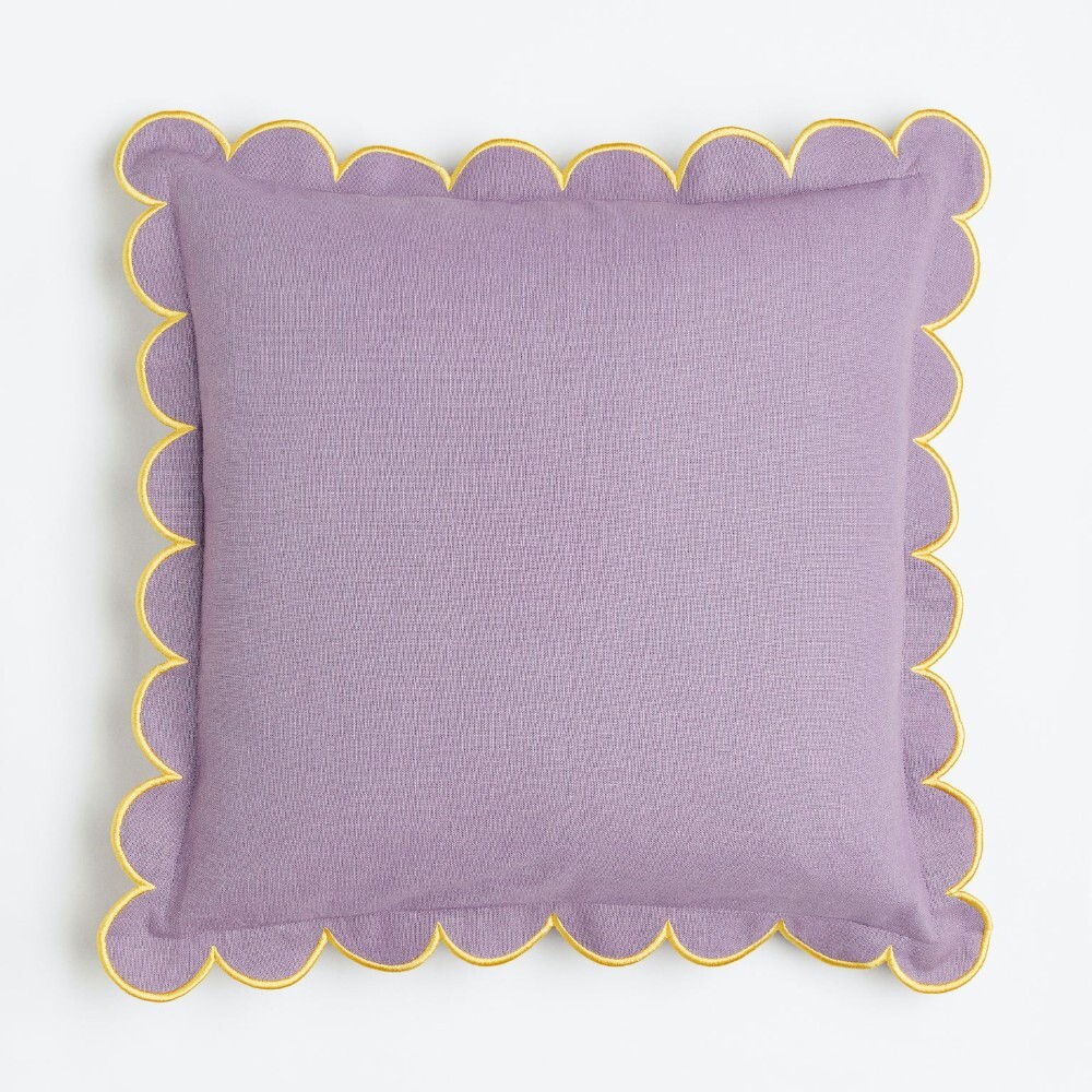 

Декоративная наволочка H&M Home Linen-blend, сиреневый