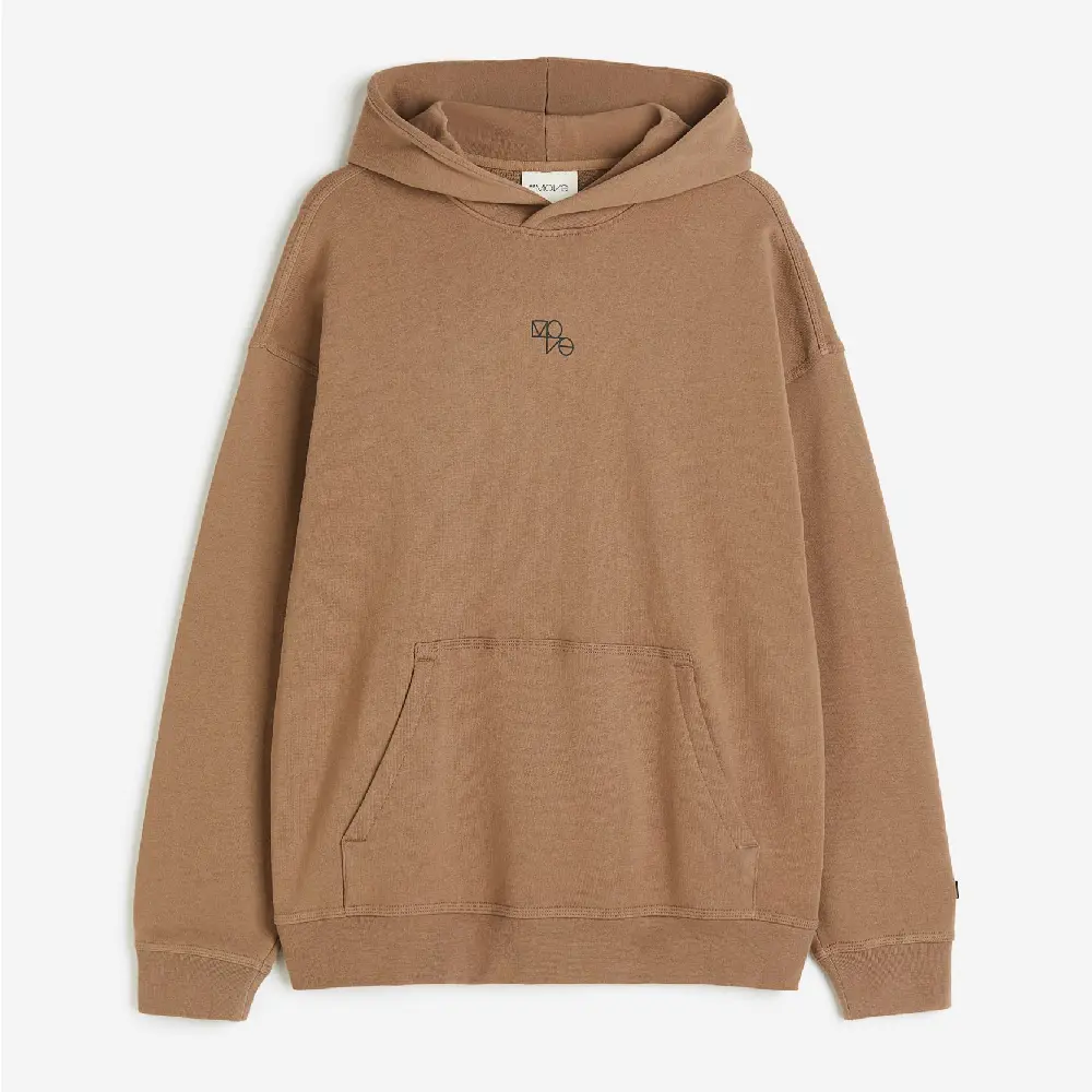 

Толстовка H&M DryMove Loose Fit, коричневый