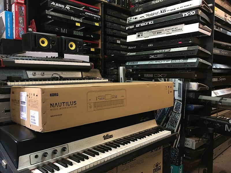 

Korg NAUTILUS 61 клавишная рабочая станция 2021 черный //АРМЕНС// NAUTILUS 61 keyboard Workstation