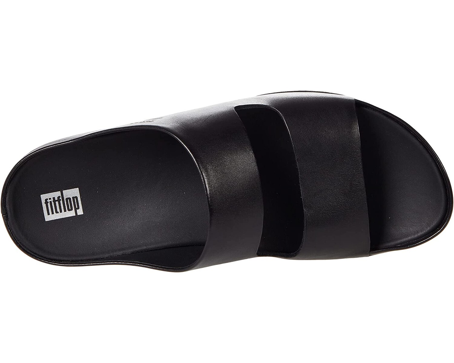 

Сандалии Shuv Two-Bar Leather Slides FitFlop, черный