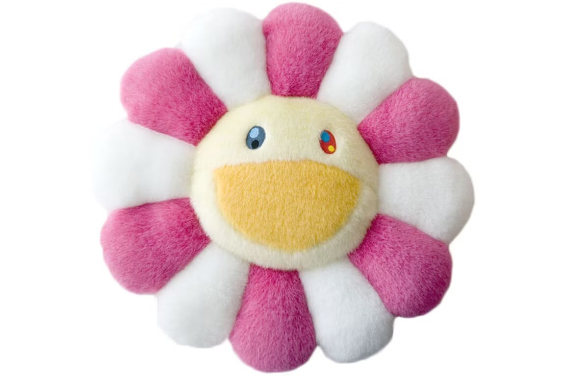 

Мягкая плюшевая фигурка Takashi Murakami Flower, 60 см, розовый/белый/желтый