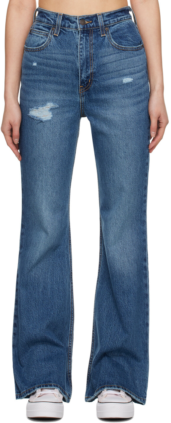 

Расклешенные джинсы индиго 70-х Levi's