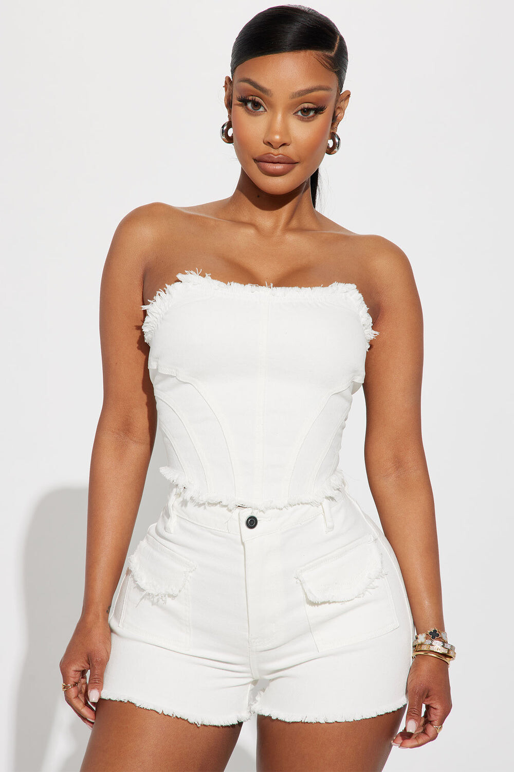 

Топ Fashion Nova HIB20T, белый