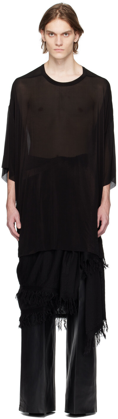 

Черная футболка Томми Rick Owens, Черный