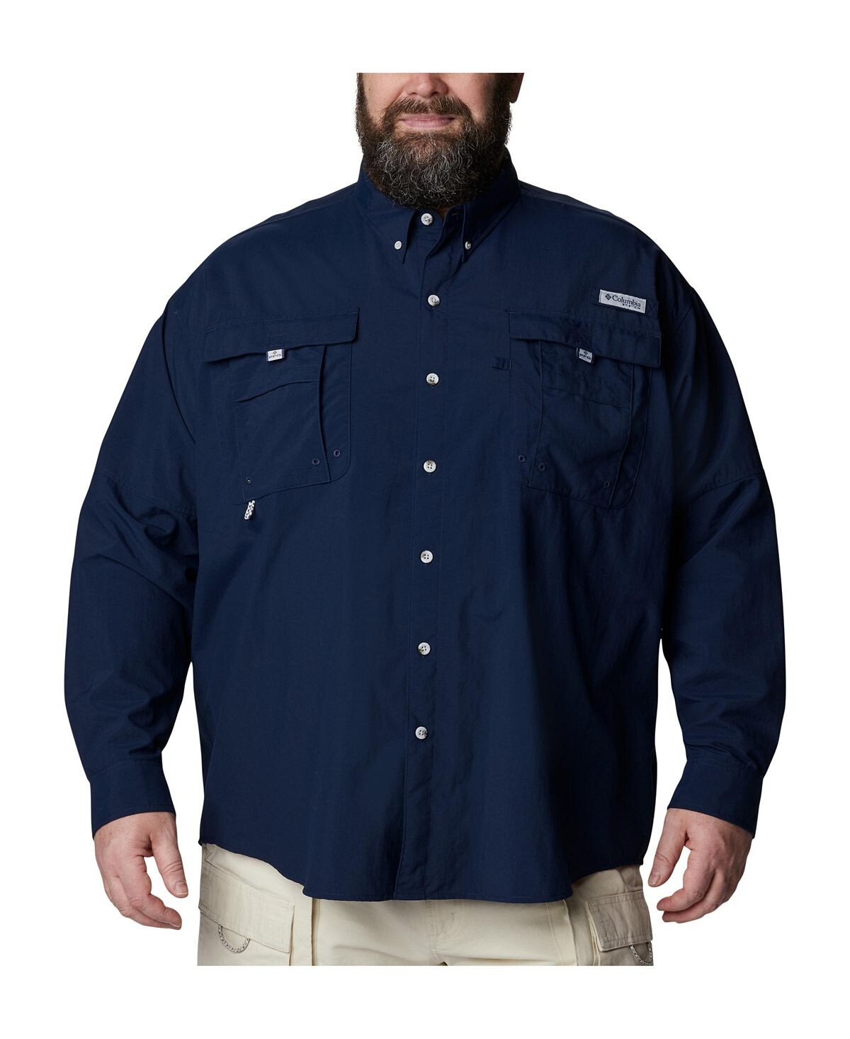 

Мужская рубашка с длинным рукавом pfg big & tall bahama ii Columbia, мульти