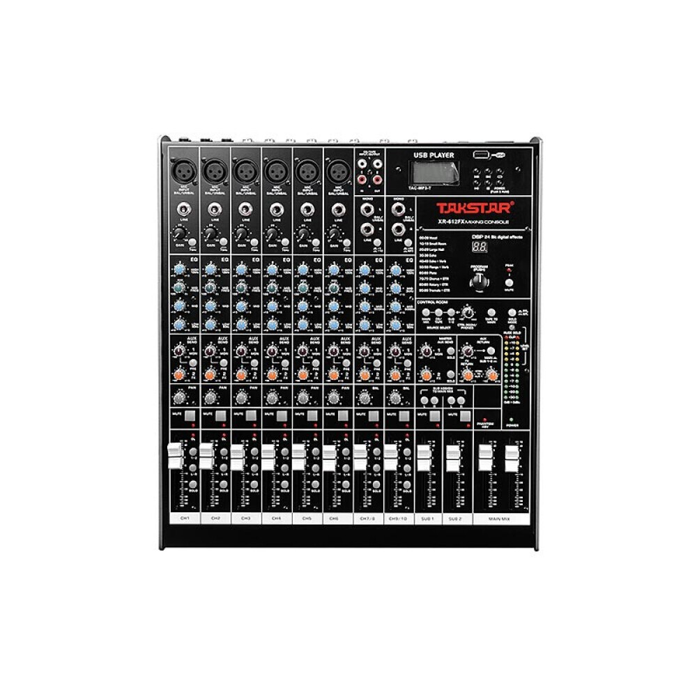 

Микшер Takstar XR-612FX 12-полосный