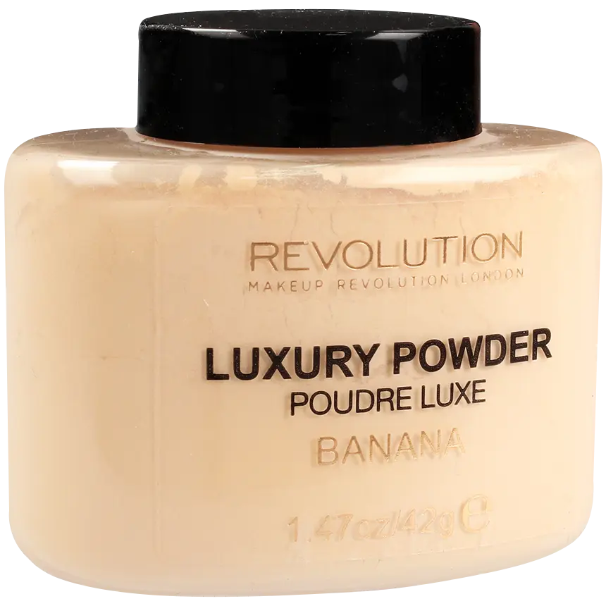 

Revolution Makeup Luxury Powder Банановая рассыпчатая пудра для лица, 32 г