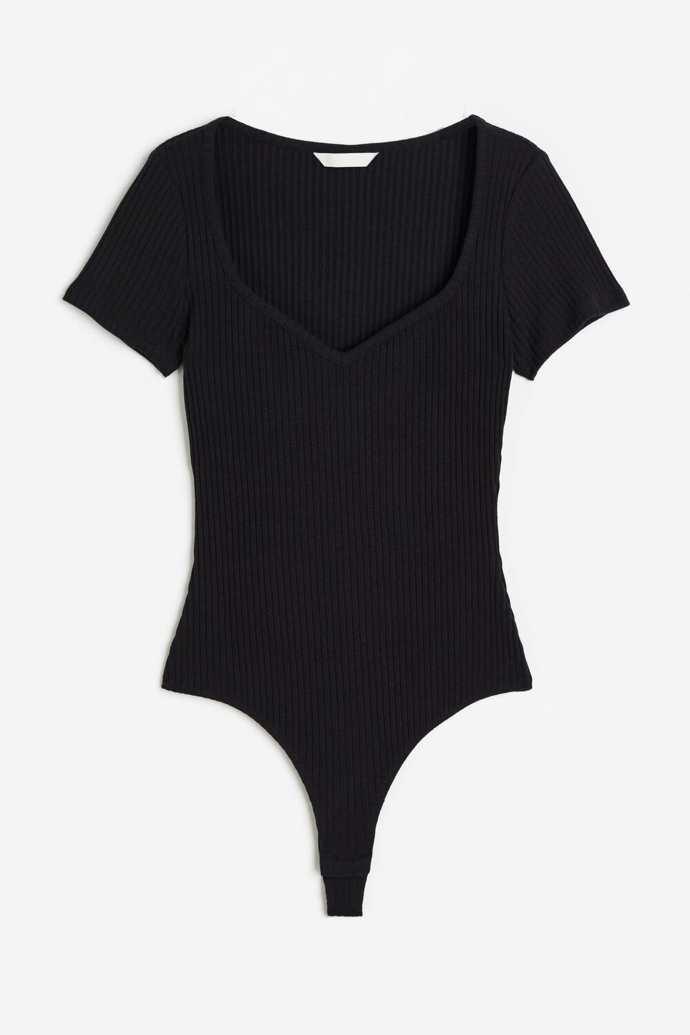 

Боди H&M Ribbed Thong, черный