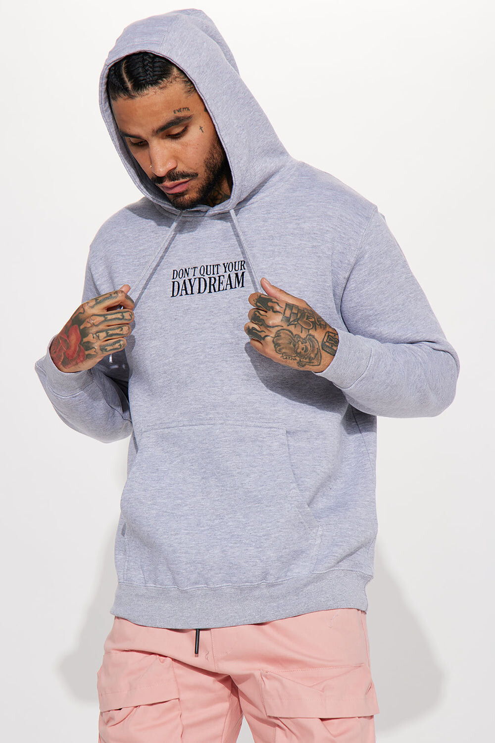 

Худи Fashion Nova TFAF1407, серый