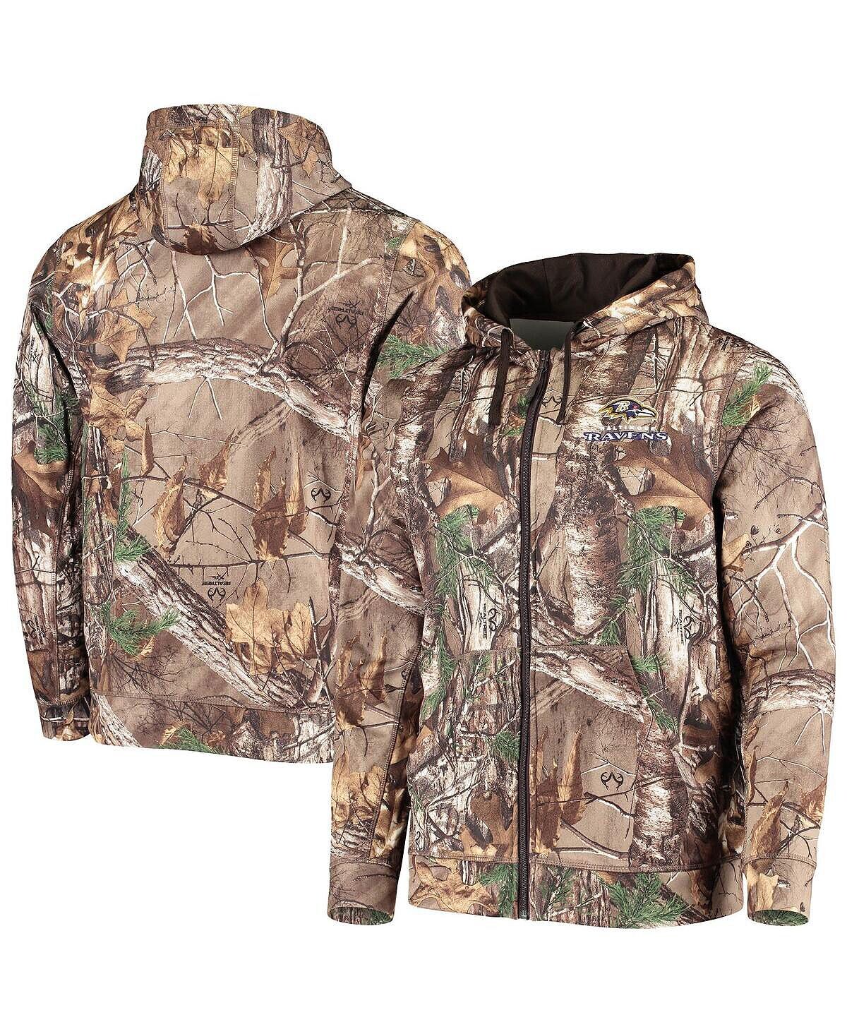 

Мужская толстовка с капюшоном realtree camo baltimore ravens trophy tech fleece с молнией во всю длину Dunbrooke, мульти