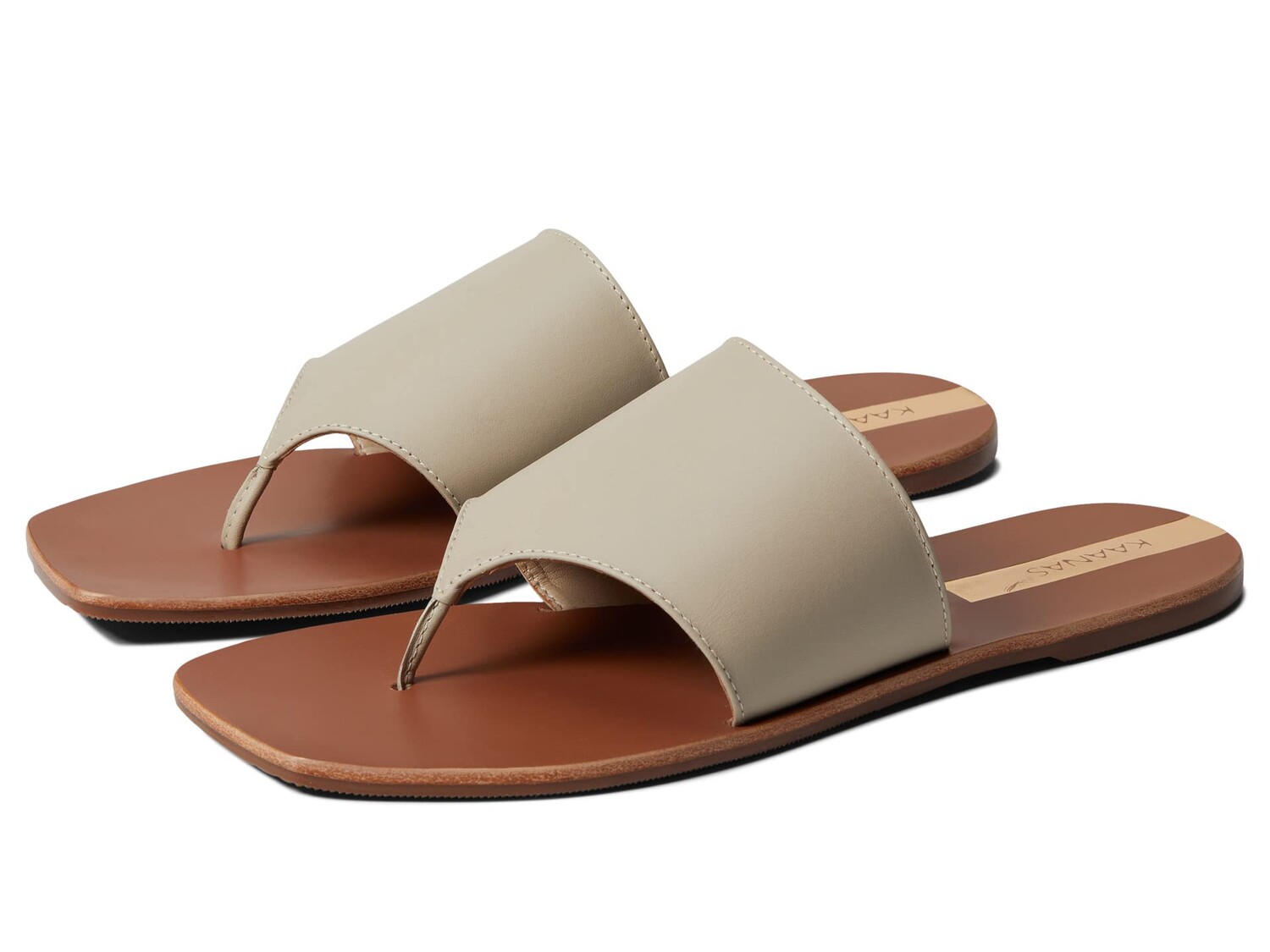 

Сандалии KAANAS, Maria Minimalist All Over Leather Thong Sandal