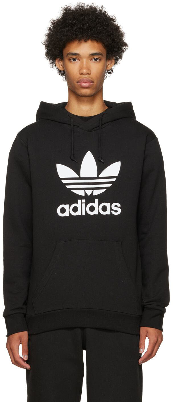 

Черный - Худи с трилистником Adicolor Classics adidas Originals