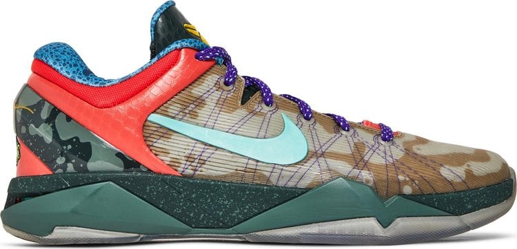 Лимитированные кроссовки Nike Zoom Kobe 7 System 'What The Kobe', многоцветный - фото