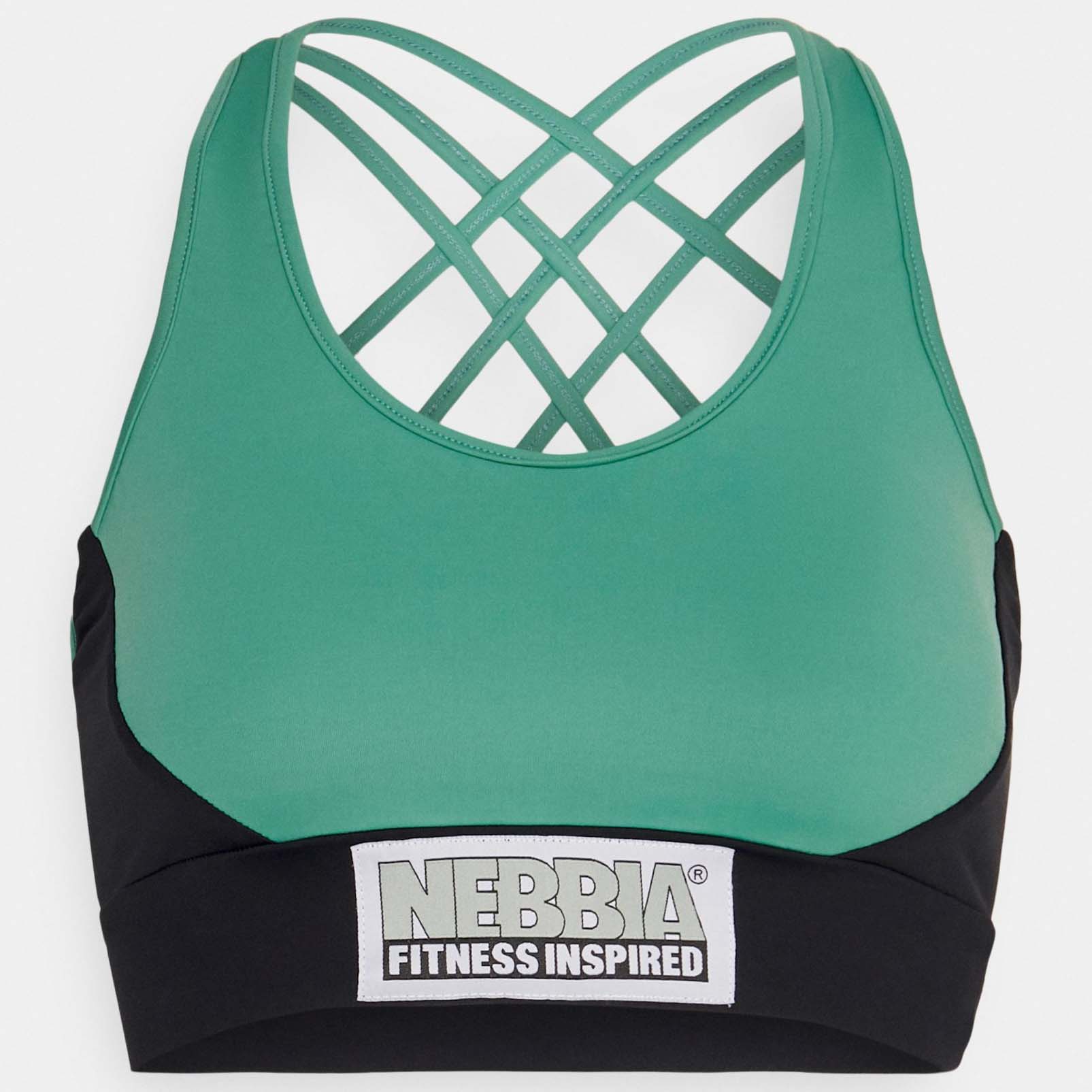 Топ Nebbia Medium Support Sports, зеленый топ mens sleeveless hoodie nebbia зеленый