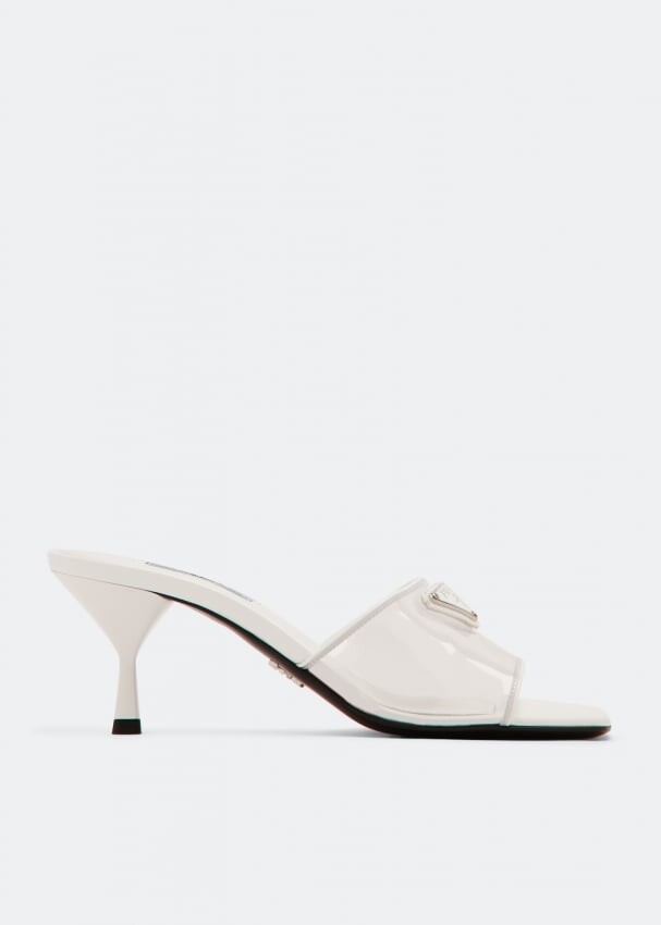 

Мюли PRADA Plexiglas mules, белый