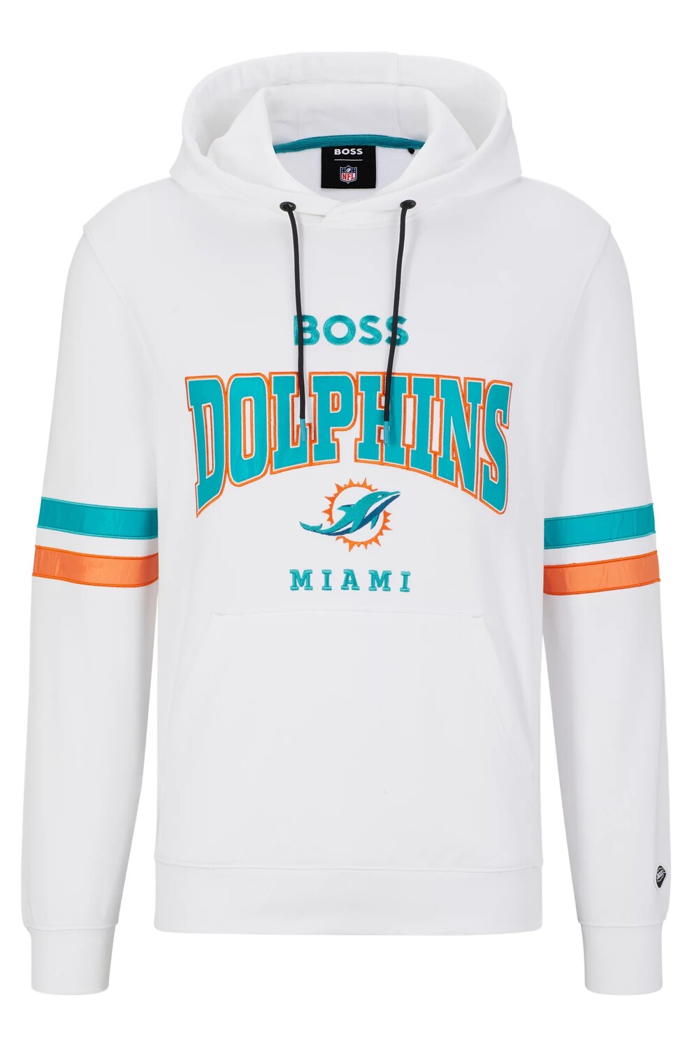 

Толстовка Boss X Nfl Cotton-terry With Collaborative Branding Dolphins, белый