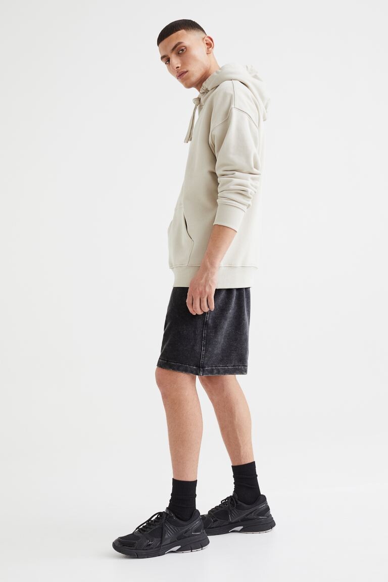 

Шорты до колен свободного кроя H&M, черный
