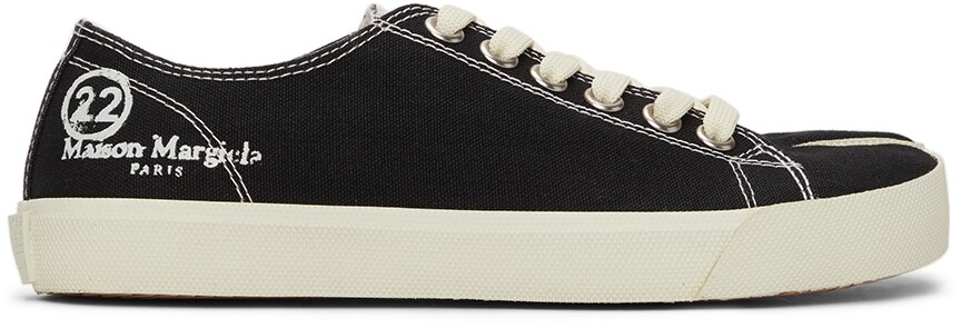 

Черные кроссовки Tabi из плотной ткани Maison Margiela