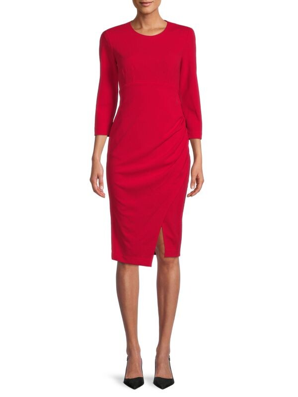 

Платье-футляр с тюльпаном Calvin Klein Red