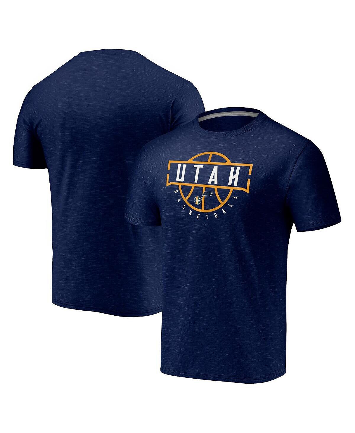 

Мужская темно-синяя футболка utah jazz give-n-go Fanatics, синий