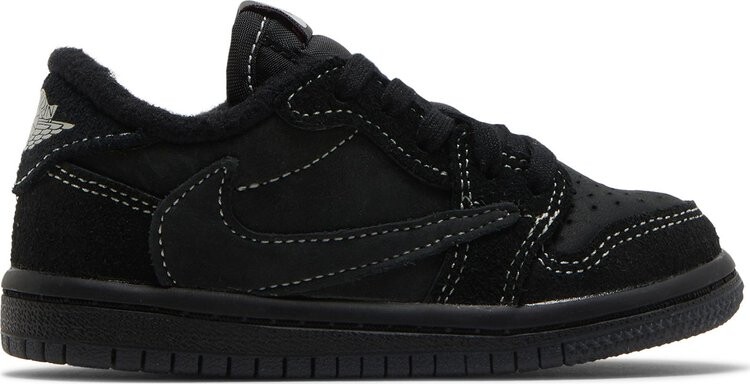 

Кроссовки Travis Scott x Air Jordan 1 Low OG SP TD Black Phantom, черный