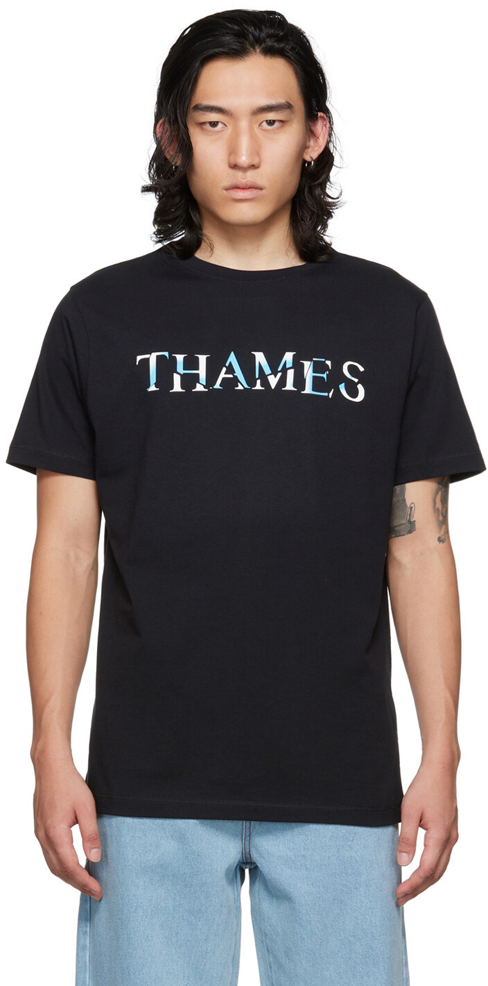 

Черная футболка с фантомом Thames MMXX.
