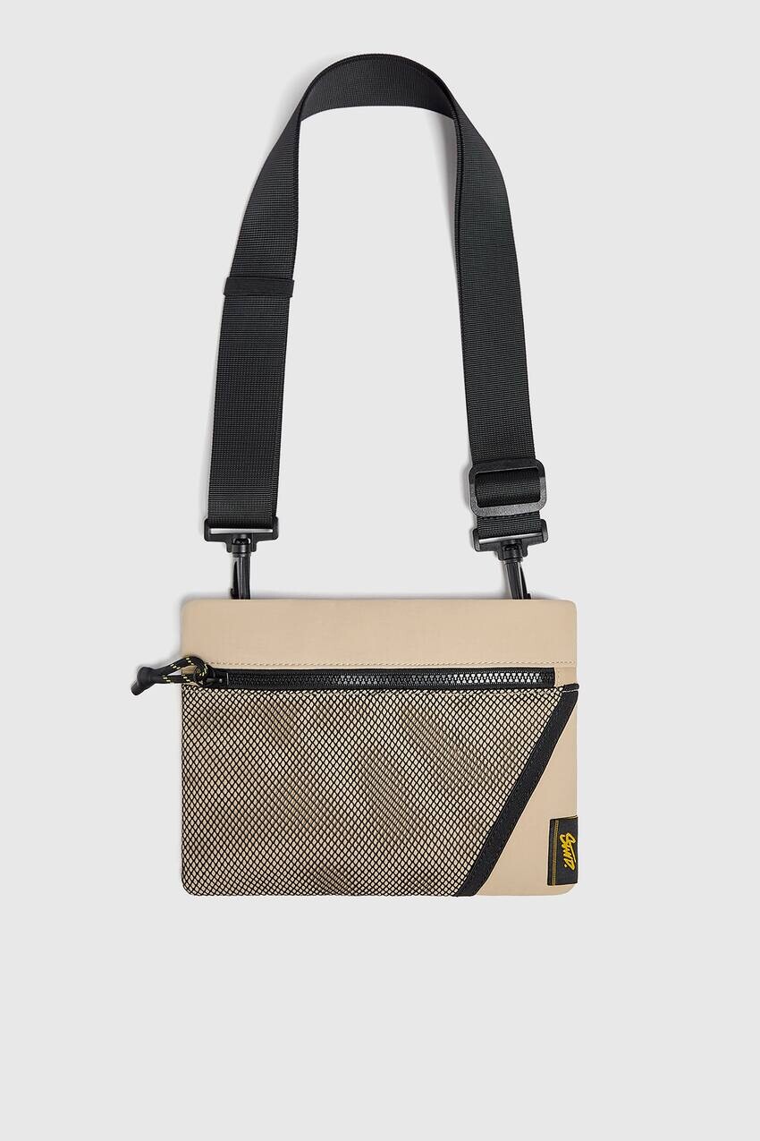 

Техническая сумка через плечо Pull&Bear, экрю