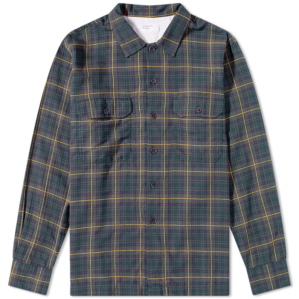 

Рубашка Universal Works Herringbone Check Utility Shirt