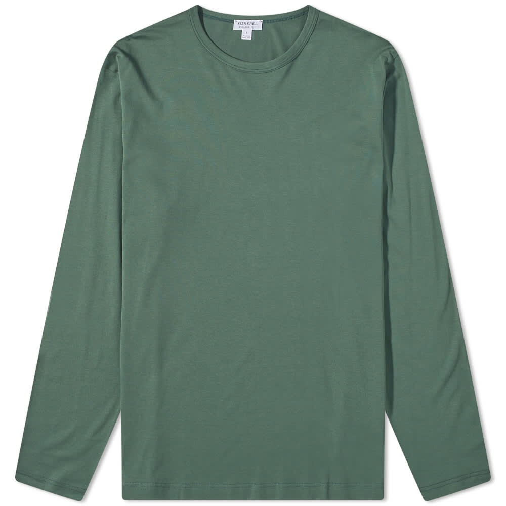 

Футболка Sunspel Long Sleeve Crew Neck Tee