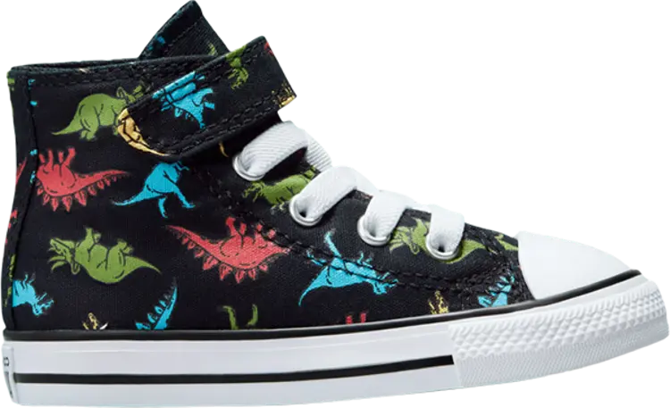 

Кроссовки Converse Chuck Taylor All Star High Easy-On TD Dinosaurs, черный