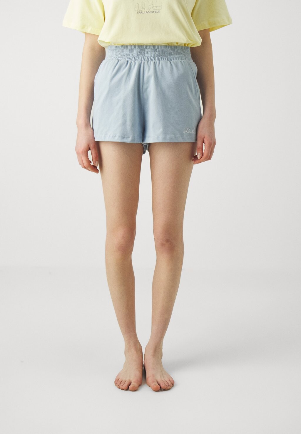 

Пижамные штаны SIGNATURE LIGHTWEIGHT SHORTS KARL LAGERFELD, светло-синий