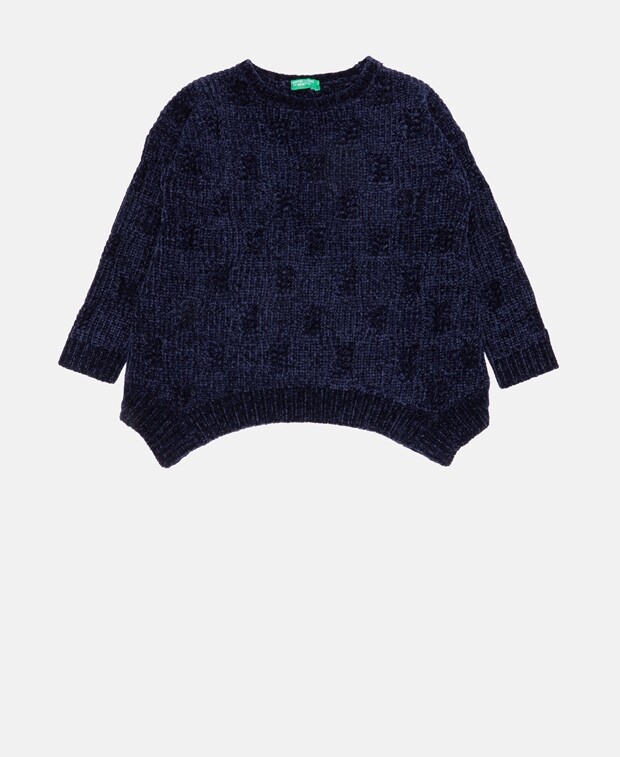 

Джемпер с длинными рукавами United Colors of Benetton, синий