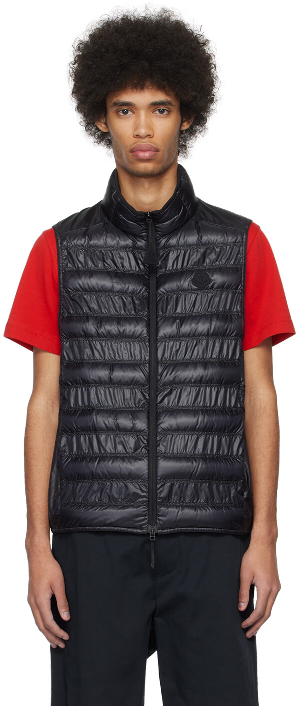 

Черный пуховик Lautaret Moncler