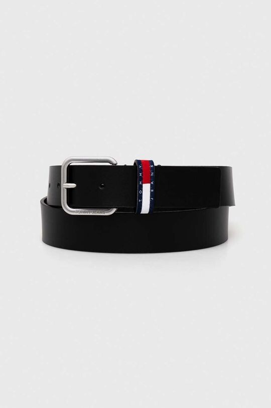 

Кожаный ремень Tommy Jeans, черный