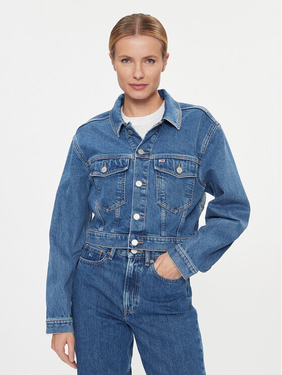 

Джинсовая куртка стандартного кроя Tommy Jeans, синий