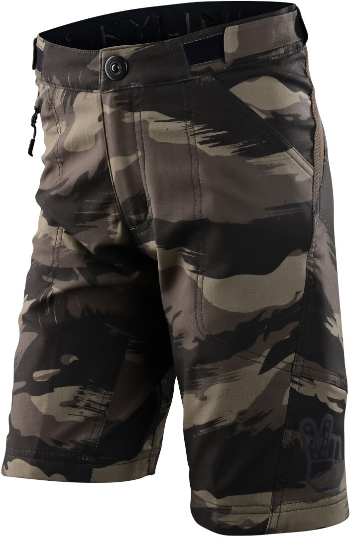 

Шорты Troy Lee Designs Skyline Shell Brushed Camo Молодежные велосипедные