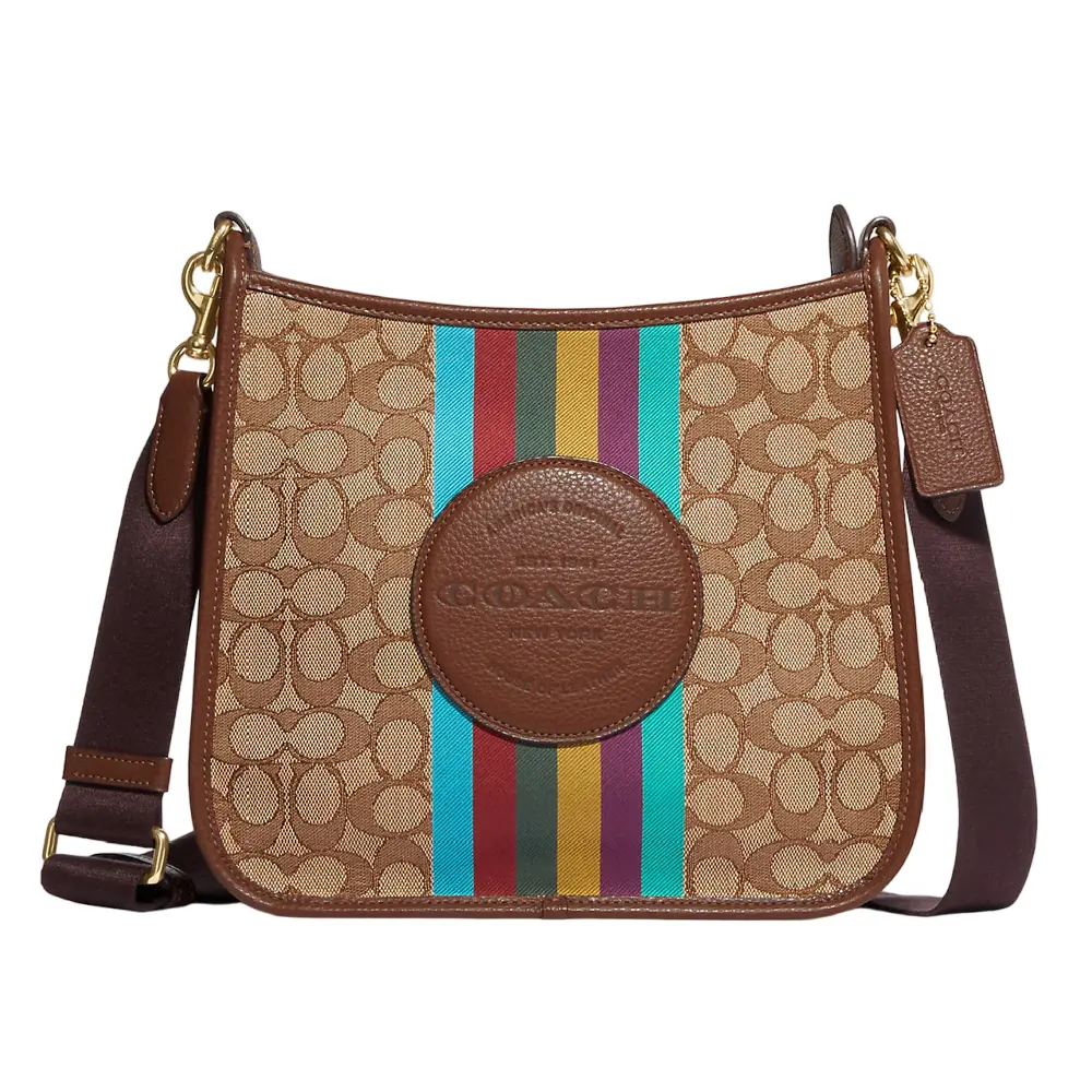 

Сумка COACH Women's Dempsey File in Signature Jacquard, мультиколор