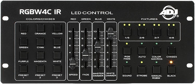 цена ADJ RGBW4C 32-канальный ИК-контроллер освещения DMX American DJ RGB406