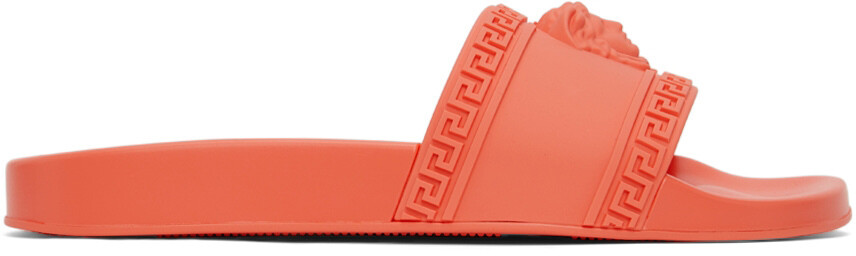 

Оранжевые шлепанцы Палаццо Versace