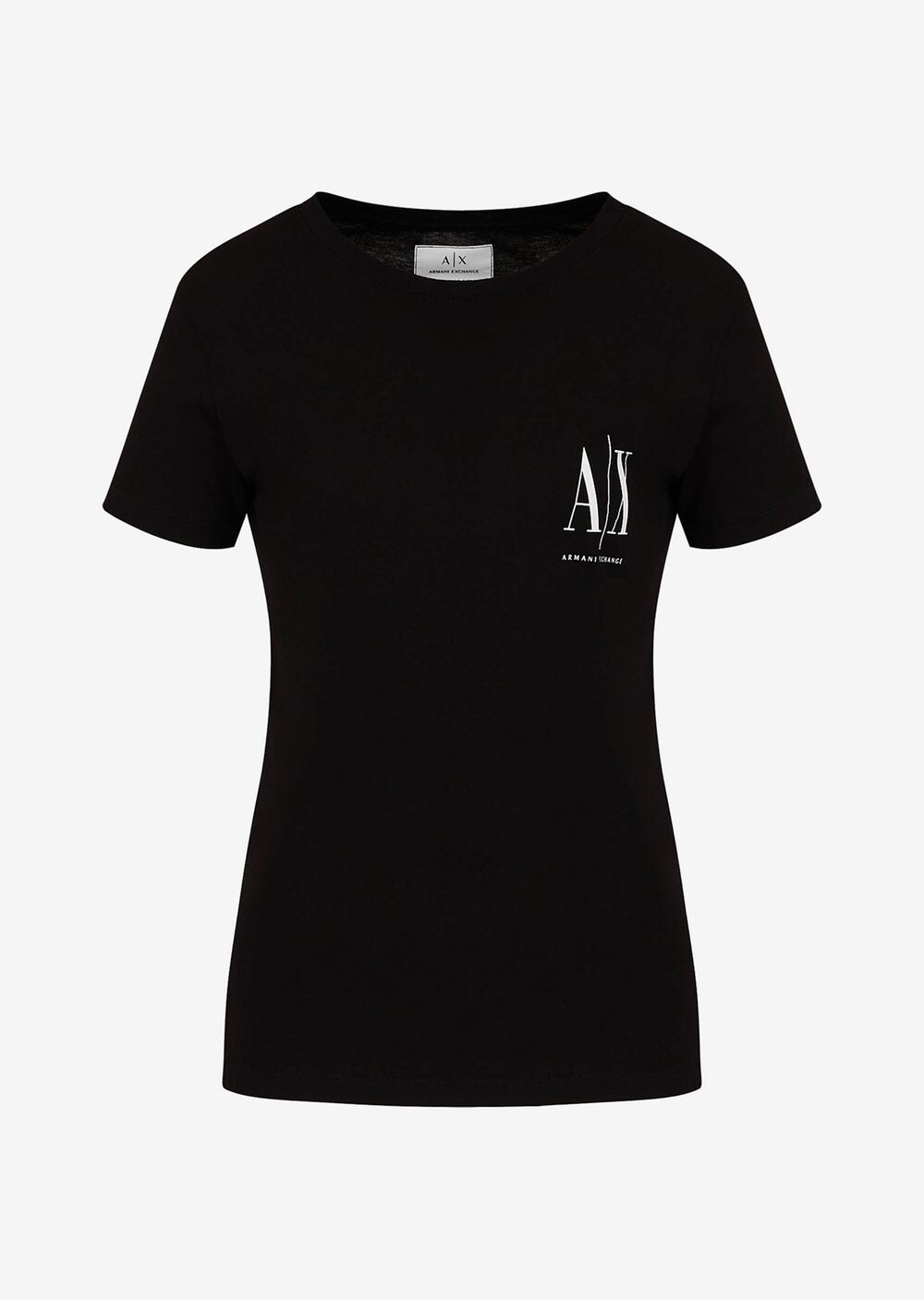 

Футболка стандартного кроя с логотипом Icon Armani Exchange, черный