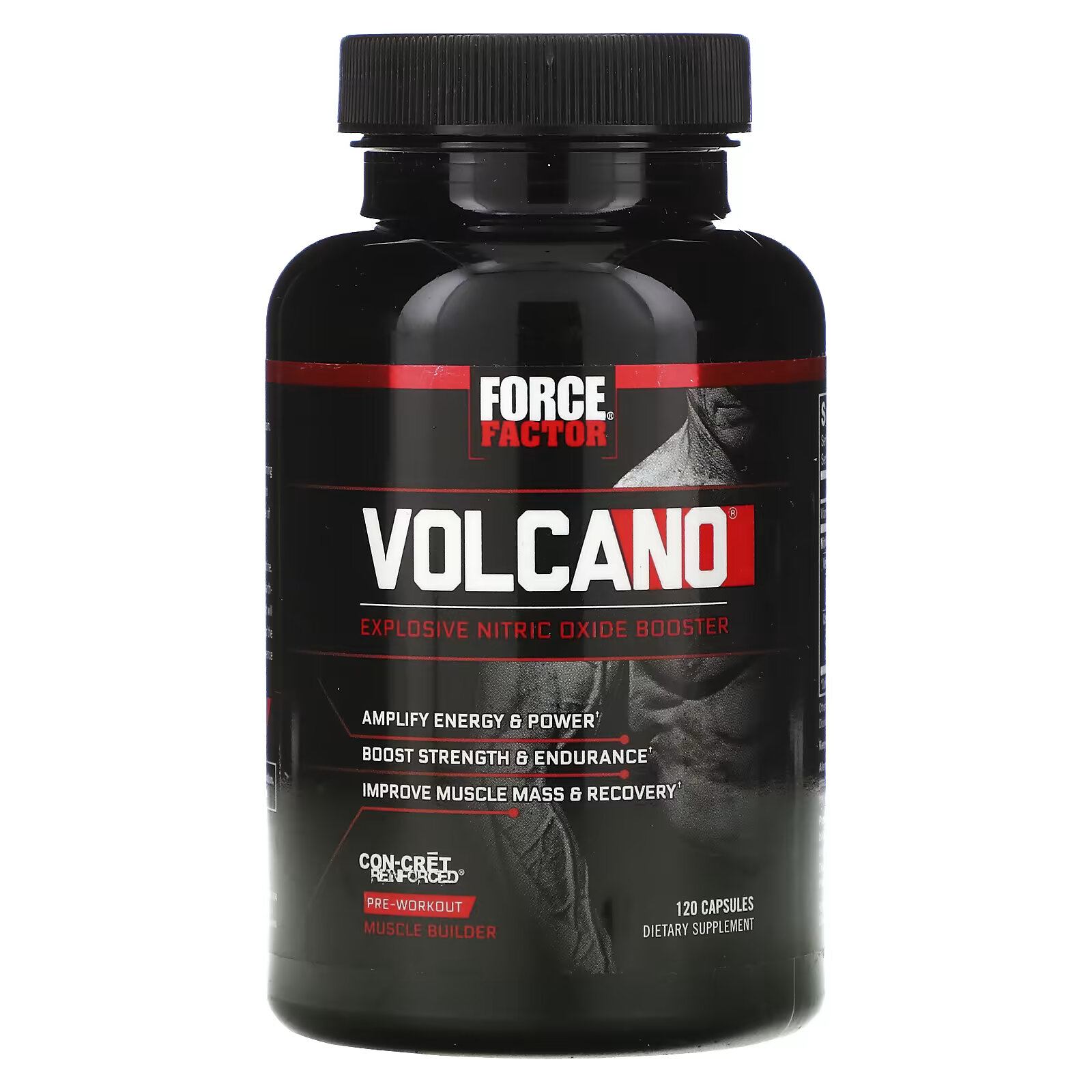 Force Factor, Volcano, бустер оксида азота,120 капсул force factor volcano бустер оксида азота 120 капсул