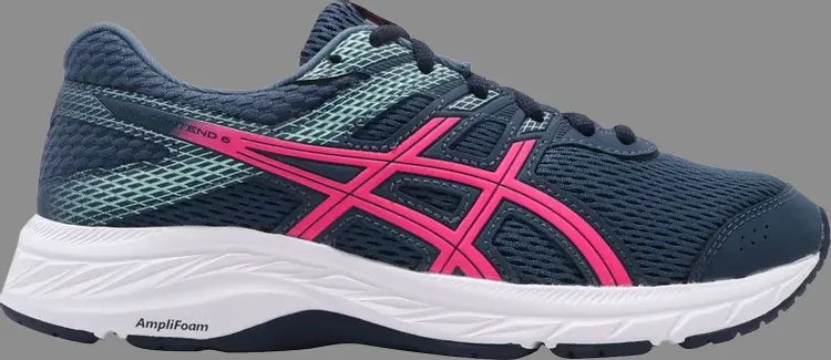 

Кроссовки wmns gel contend 6 wide 'pink glo' Asics, синий