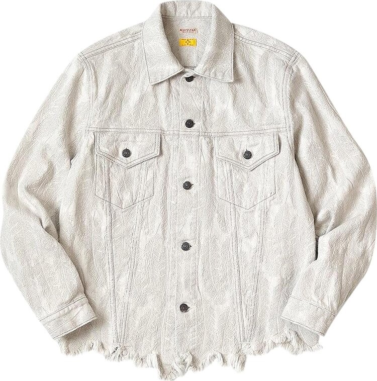 

Куртка Kapital 12oz Feather Denim 3rd Jacket White, белый