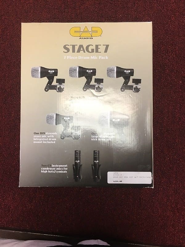 Комплект барабанных микрофонов CAD STAGE7 Premium 7-Piece Drum Mic Pack