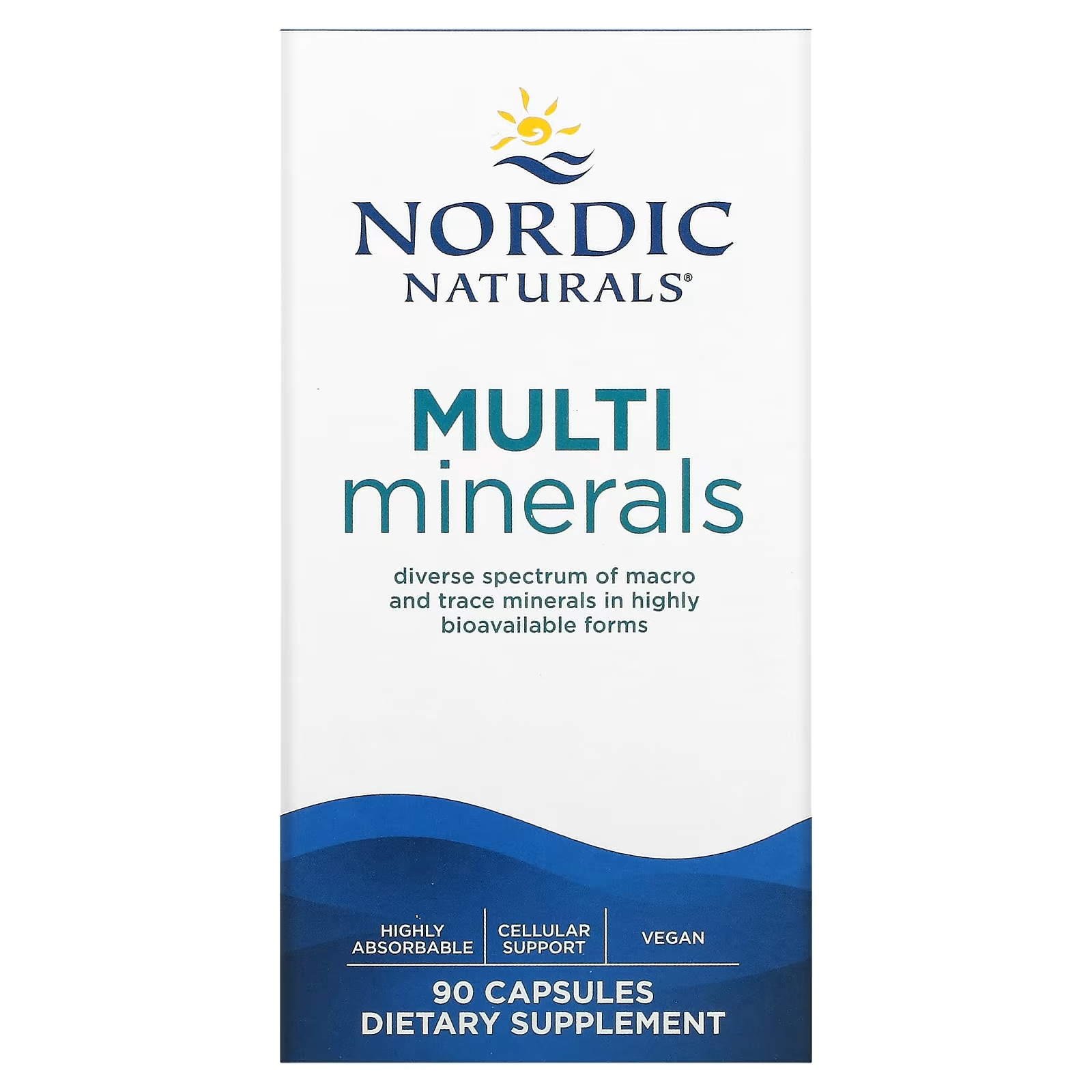 Мультиминералы Nordic Naturals, 90 капсул nordic naturals пренатальная дгк без добавок 90 капсул