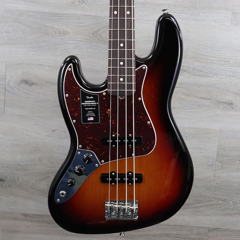 Гитара Fender American Professional II Jazz Bass для левшей с накладкой из палисандра
