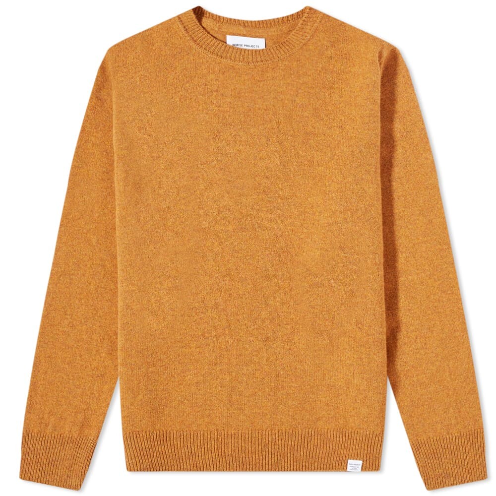 

Джемпер Norse Projects Sigfred Lambswool Crew Knit, Оранжевый
