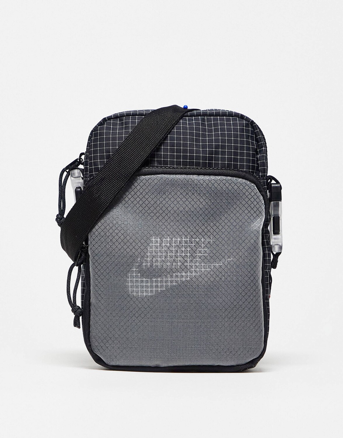 

Черная/серая сумка через плечо Nike Heritage 2.0