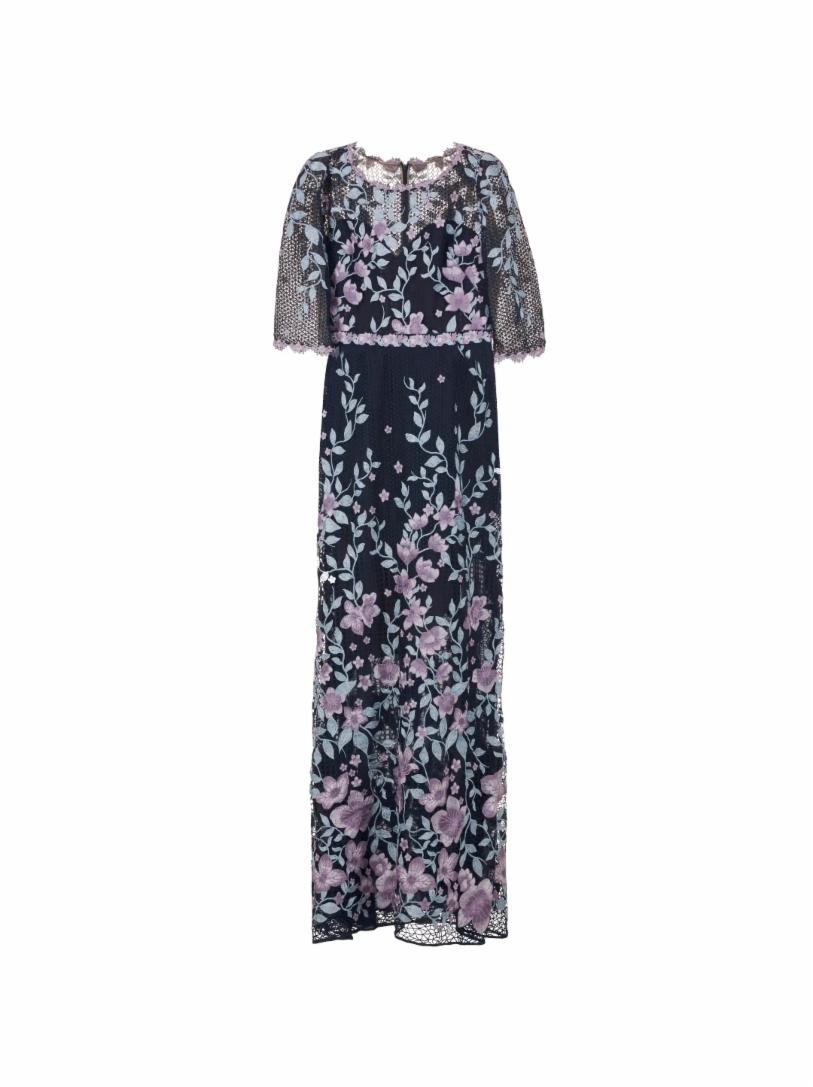 цена Вечернее платье с цветочной вышивкой Notte by Marchesa