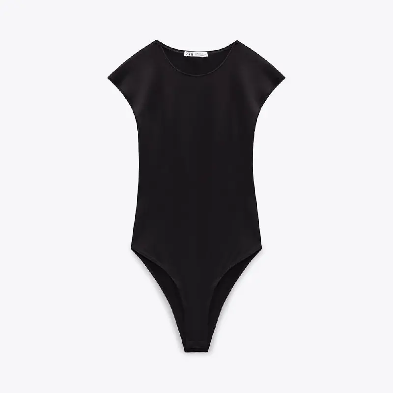 

Боди Zara Fitted, черный